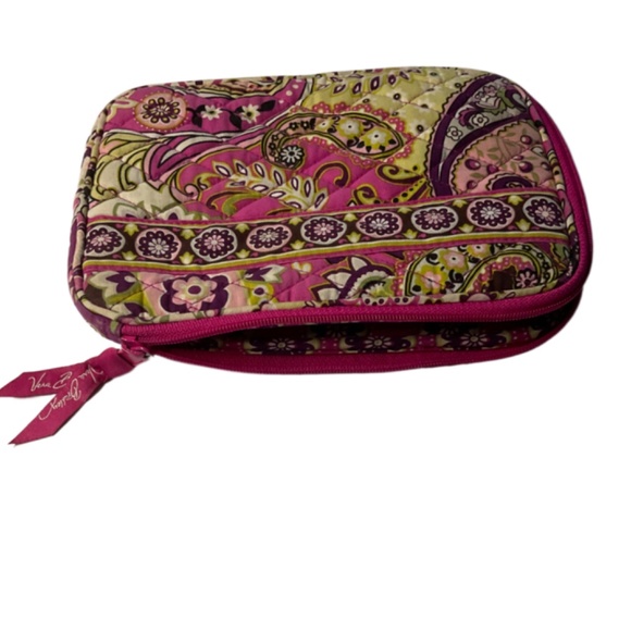 Vera Bradley Retired Very Berry Paisley Tablet Sleeve Size 9”x5” - Picture 3 of 10